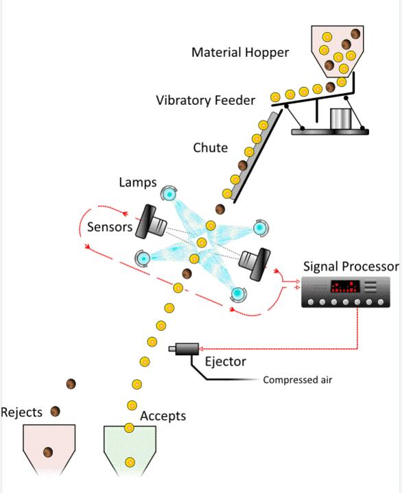 how to work for color sorter