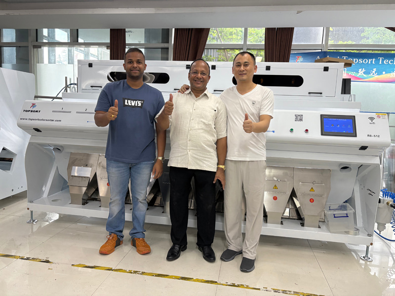 Polvo de coco de alta precisión TOPSORT con función de control remoto