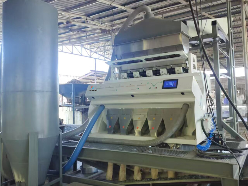 Topsort 5 Color Sorter Sorting For Glass With Excellent Performance